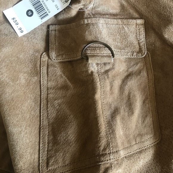 Wilsons NWT Leather Maxima Tan Short Skirt 10 - Picture 4 of 9